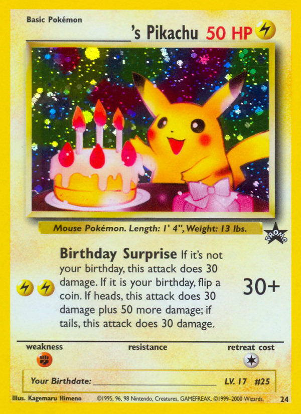 WOTC Promo  …'s Pikachu #24