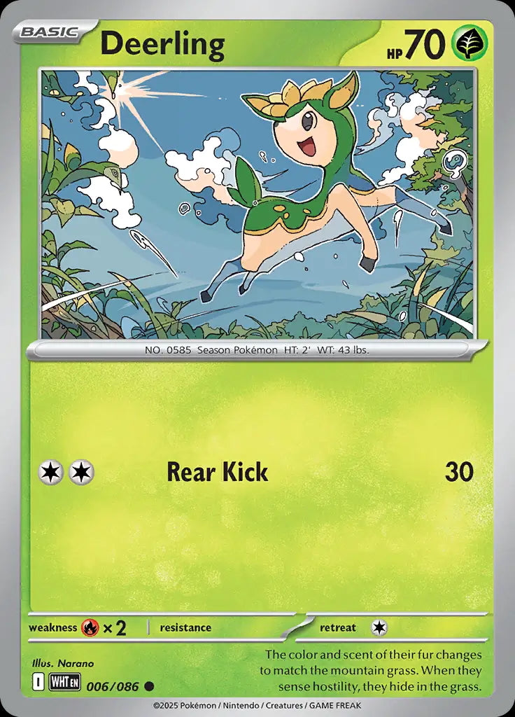 White Flare Deerling #6/86