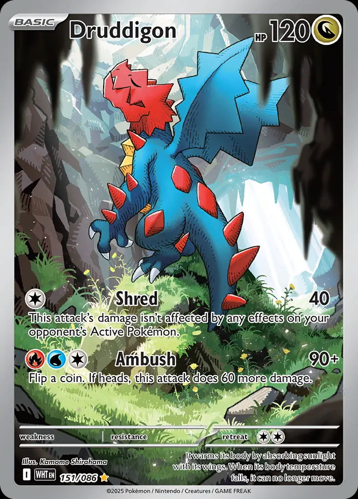 White Flare Druddigon #151