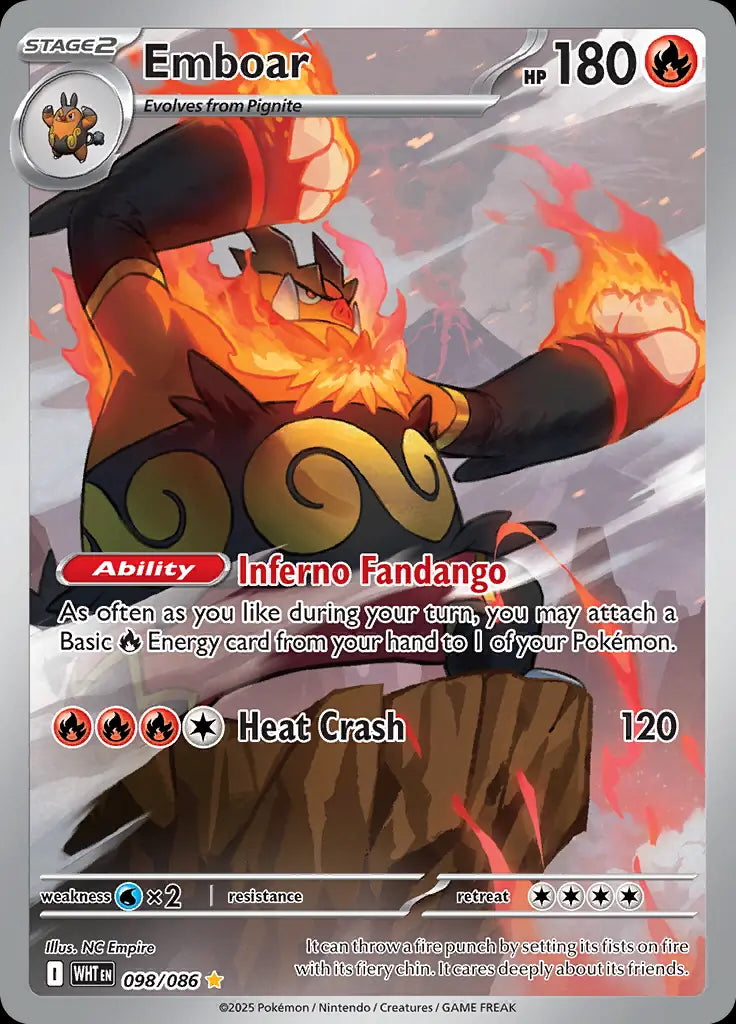 White Flare Emboar #98