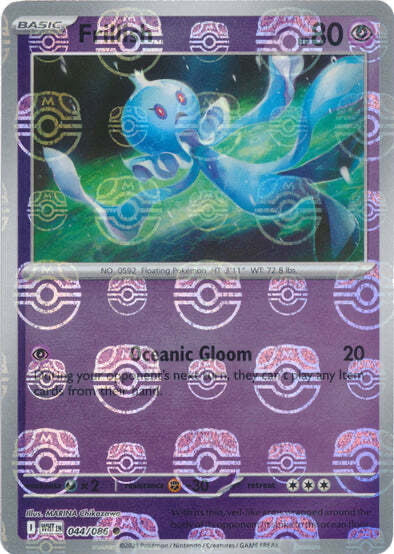 White Flare Frillish #44/86 Masterball Holo