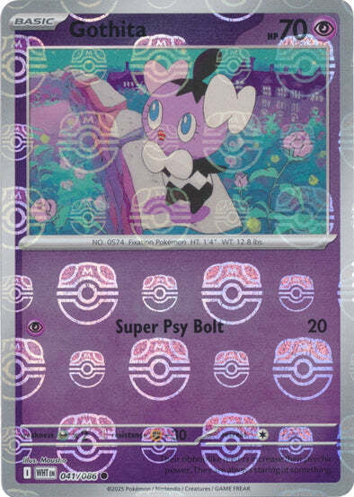 White Flare Gothita #41/86 Masterball Holo