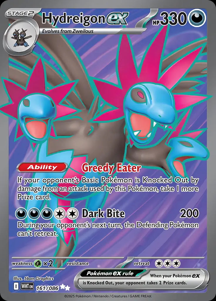 White Flare Hydreigon EX #161