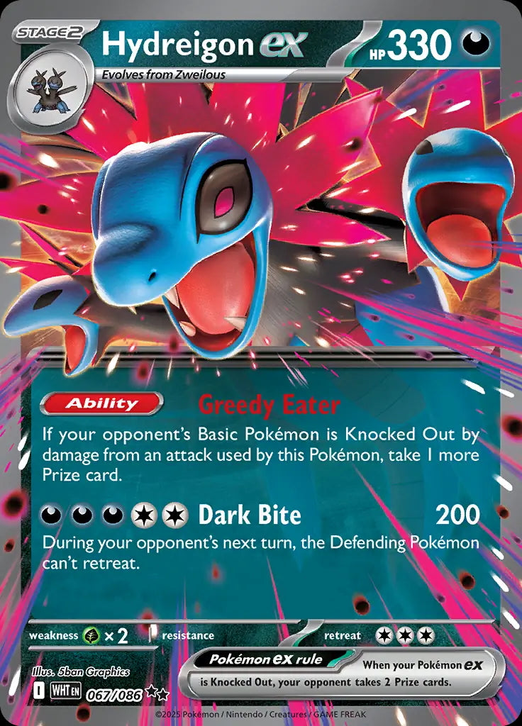 White Flare Hydreigon EX #67/86