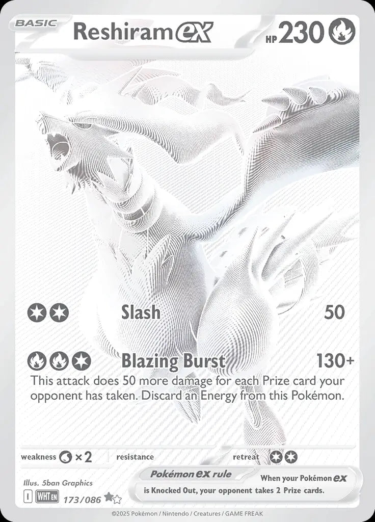 Reshiram ex 173 uit White Flare