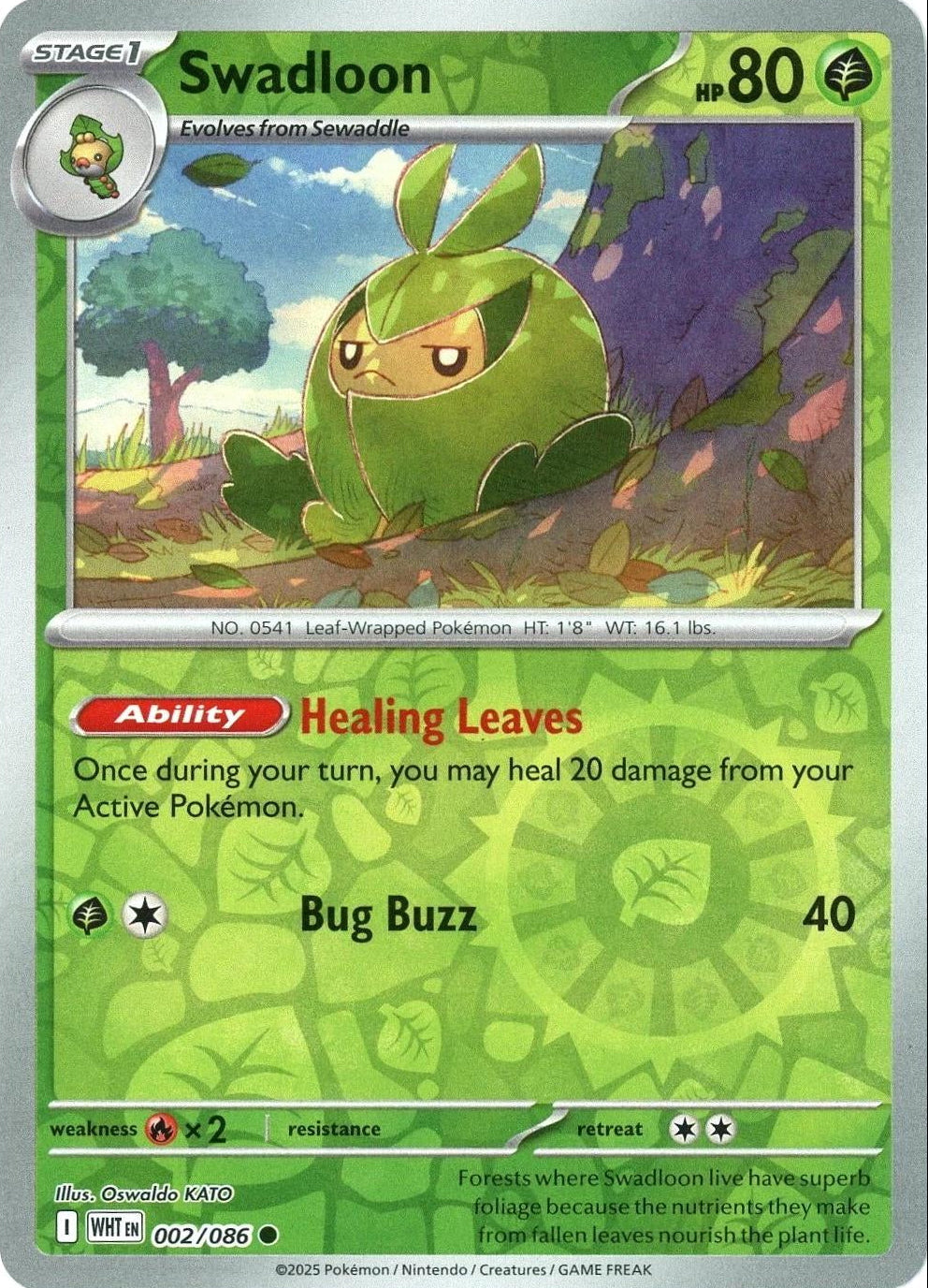 White Flare Swadloon #2/86 Reverse Holo