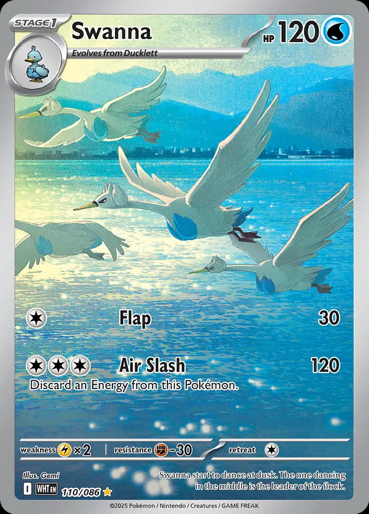 White Flare Swanna #110