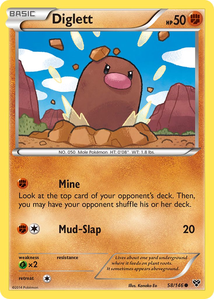 XY Diglett #58/146