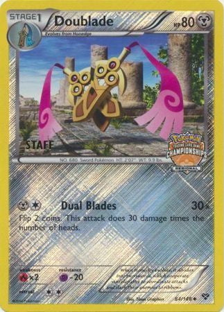 XY Doublade #84 Staff Regionals Promo