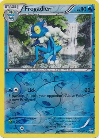 XY Frogadier #40/146 reverse holo