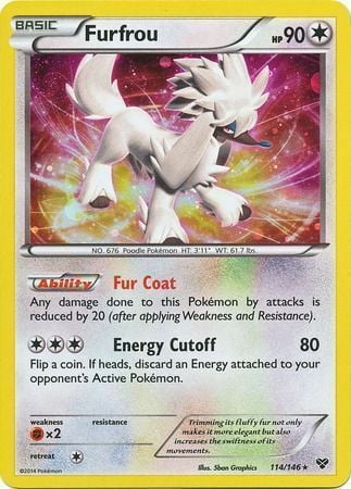 XY Furfrou #114/146 Cosmos Holo