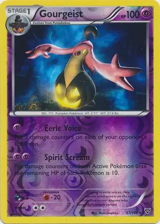 XY Gourgeist #57/146 reverse holo