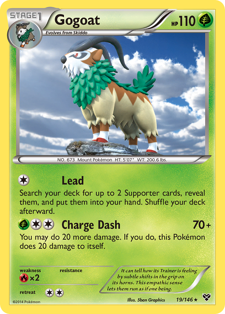 XY Holo Gogoat #19/146