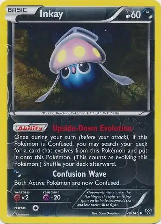 XY Inkay #74/146 reverse holo