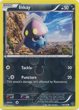XY Inkay #75/146 reverse holo