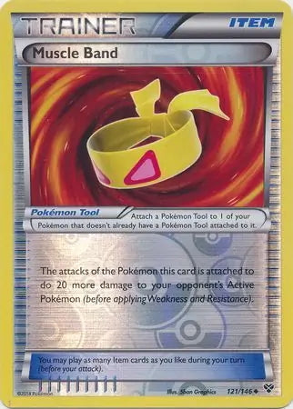 XY Muscle Band #121/146 reverse holo