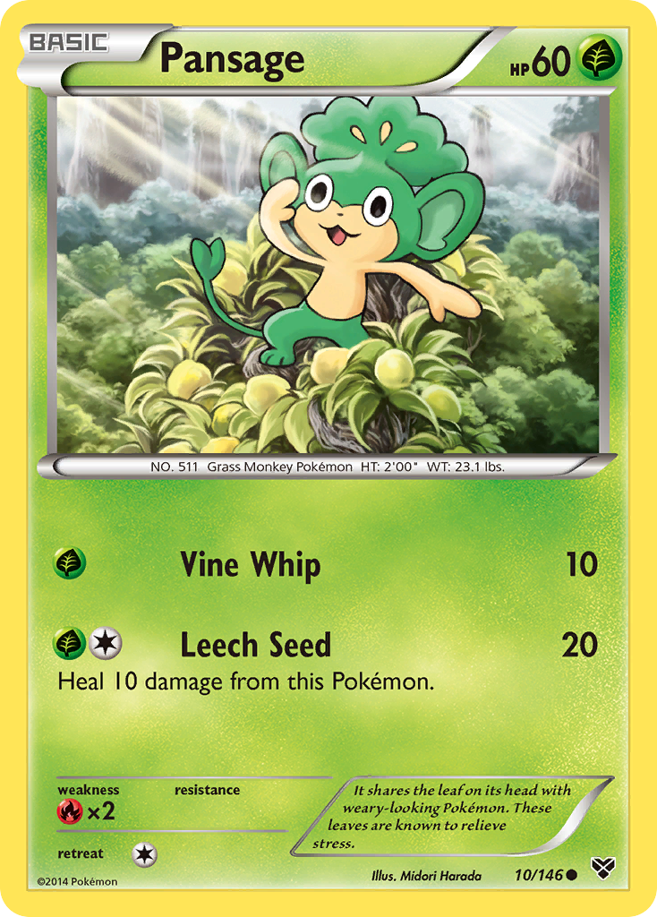 XY Pansage #10/146