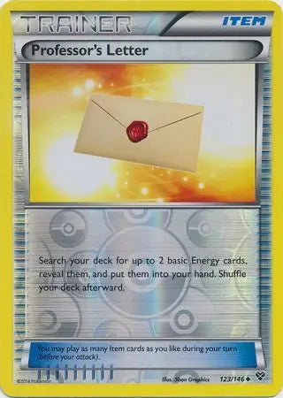 XY Professor's Letter #123/146 reverse holo
