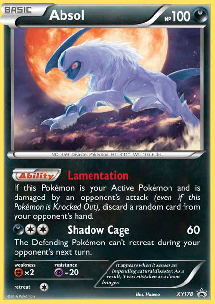 XY Promo Absol #178