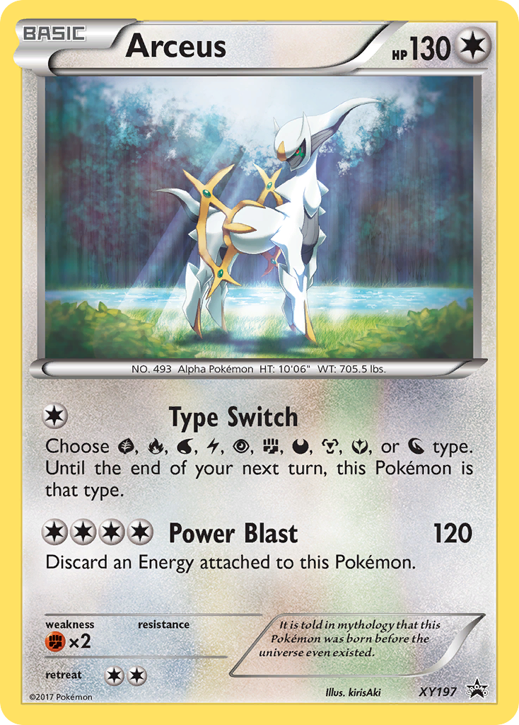 XY Promo Arceus #197