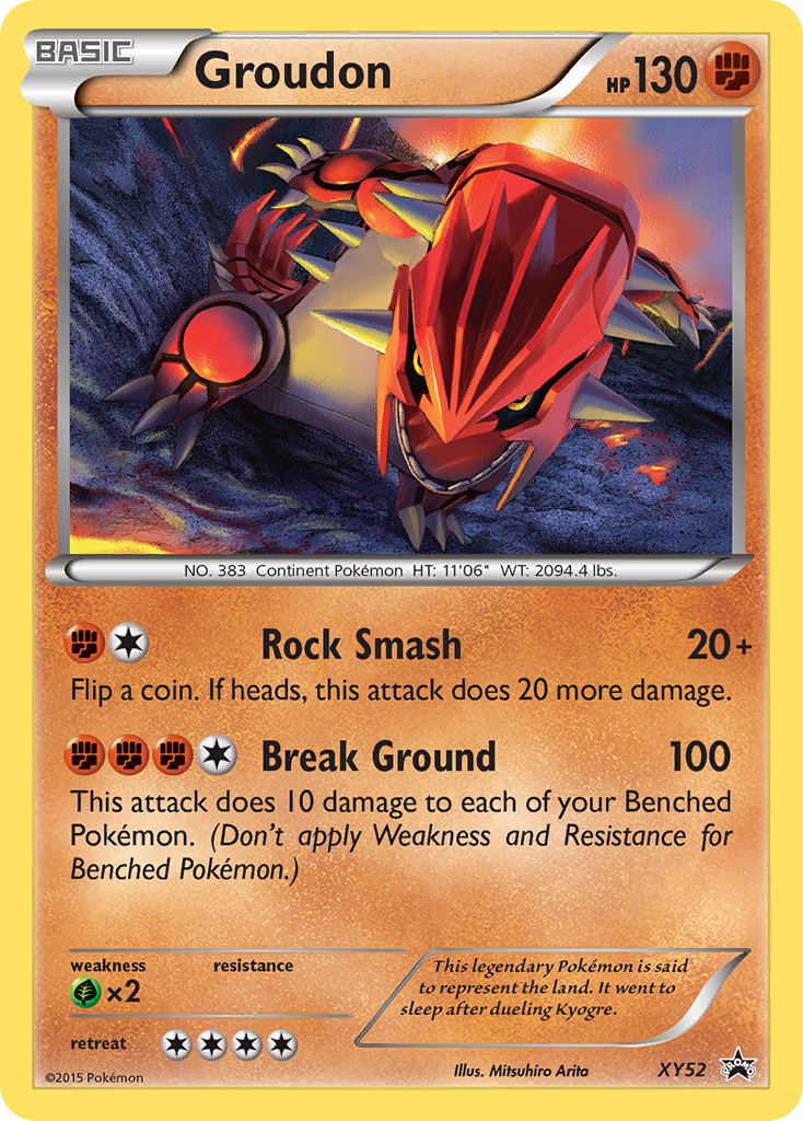 XY Promo Groudon #52