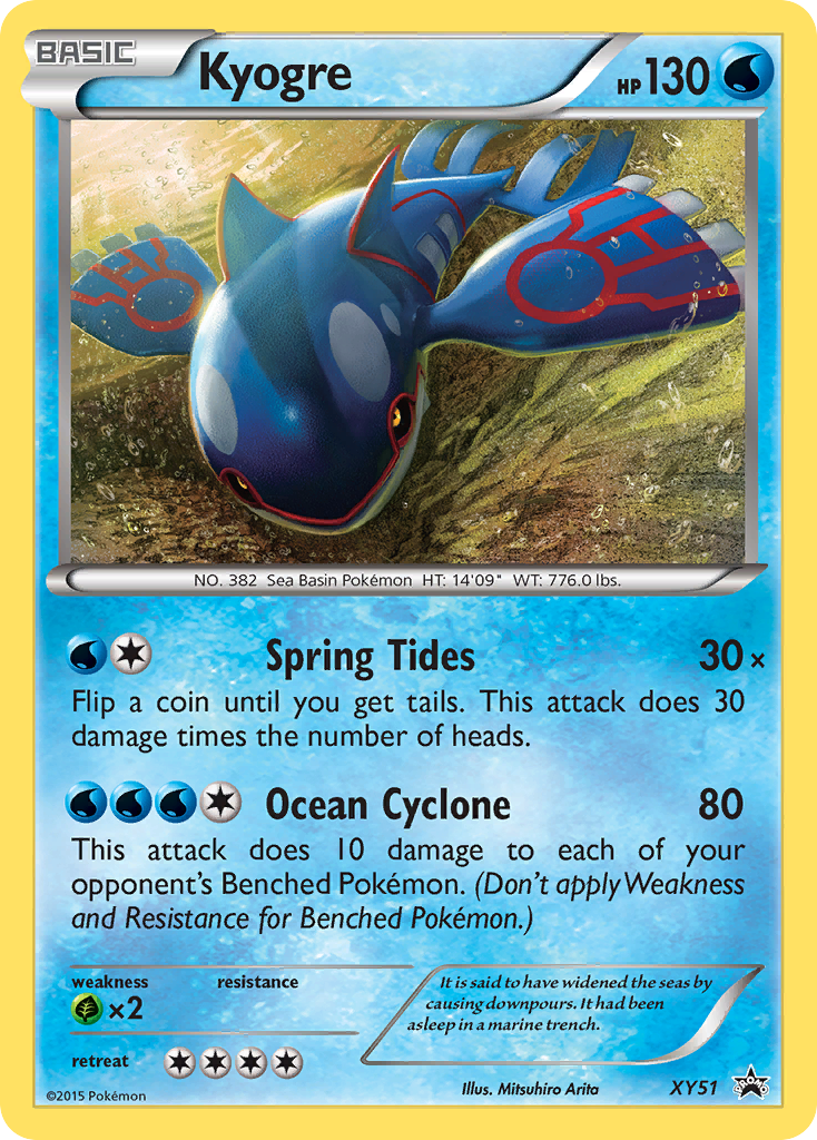XY Promo Kyogre #51