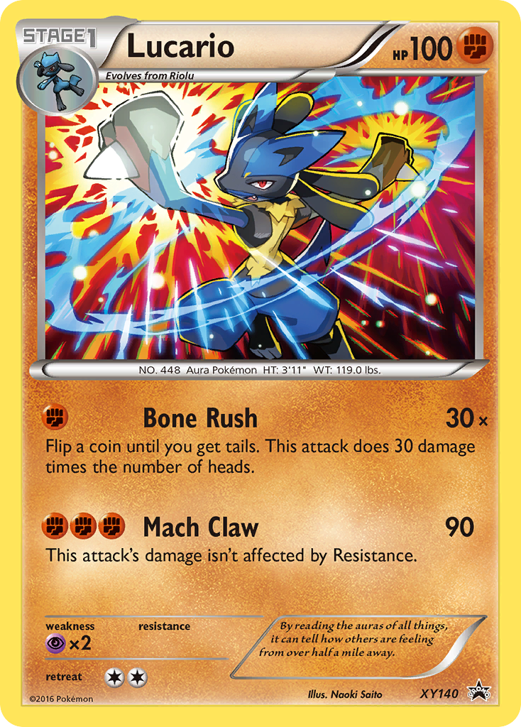 XY Promo Lucario #140