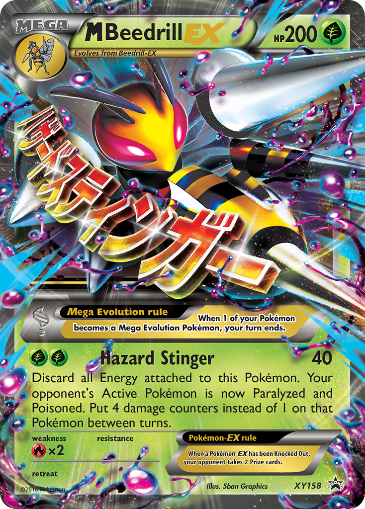 XY Promo M Beedrill EX #158
