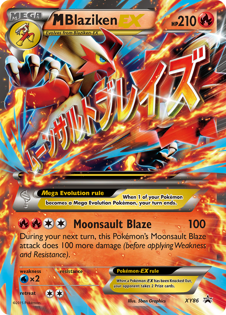 XY Promo M Blaziken EX #86