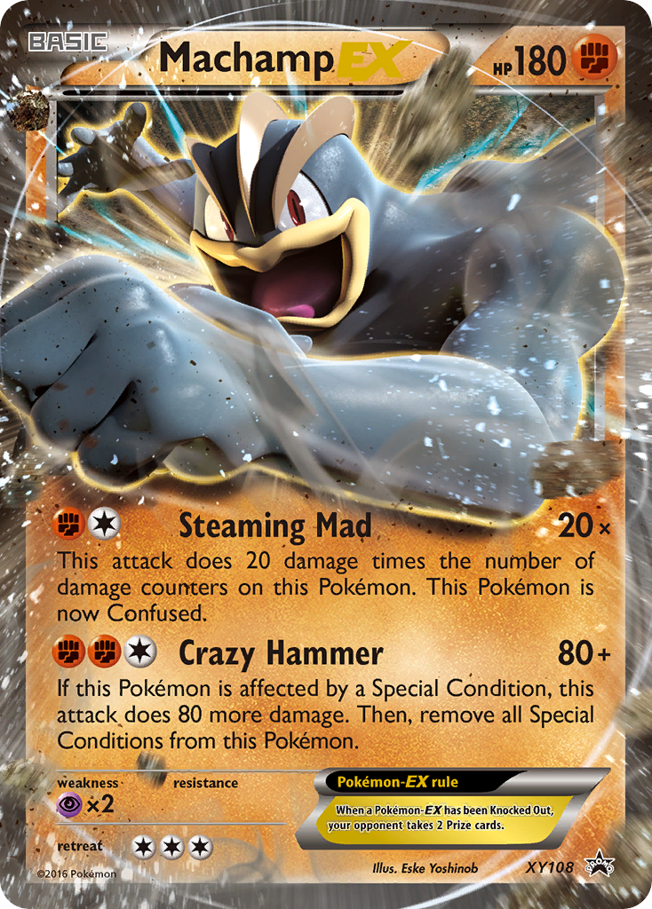 XY Promo Machamp EX #108