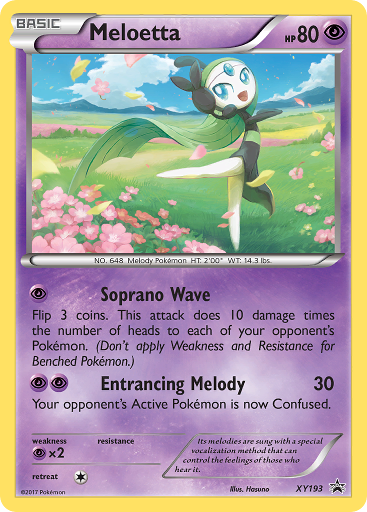 XY Promo Meloetta #193