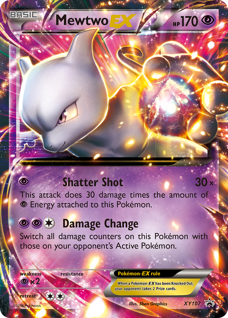 XY Promo Mewtwo EX #107