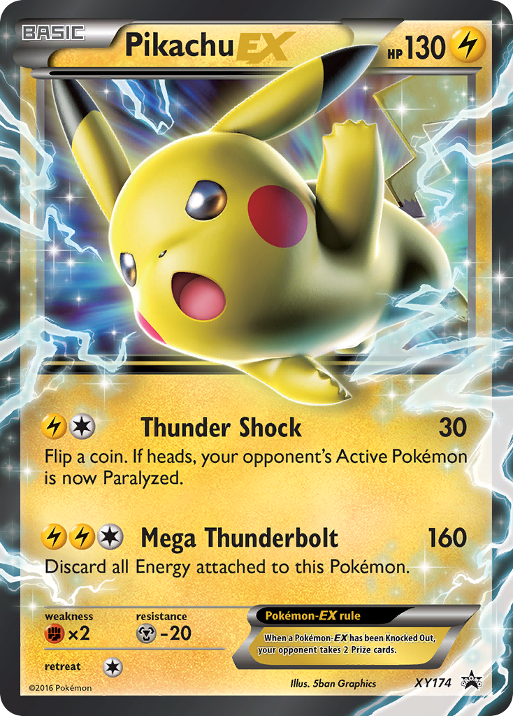 XY Promo Pikachu EX #174
