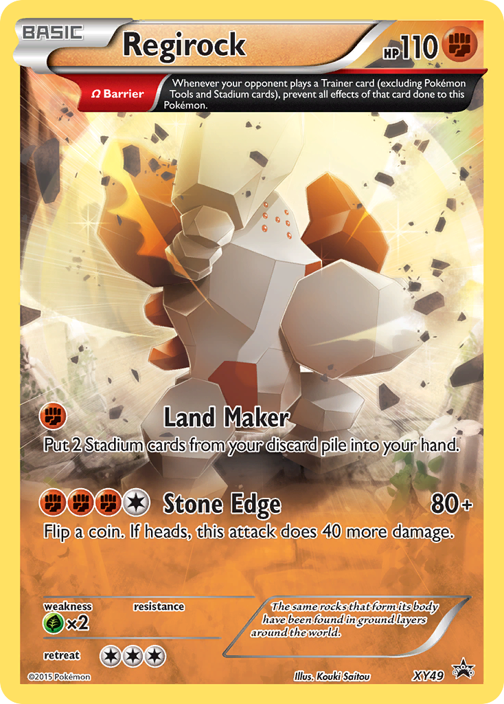 XY Promo Regirock #49