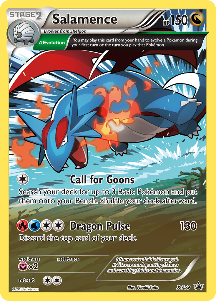 XY Promo Salamence #59