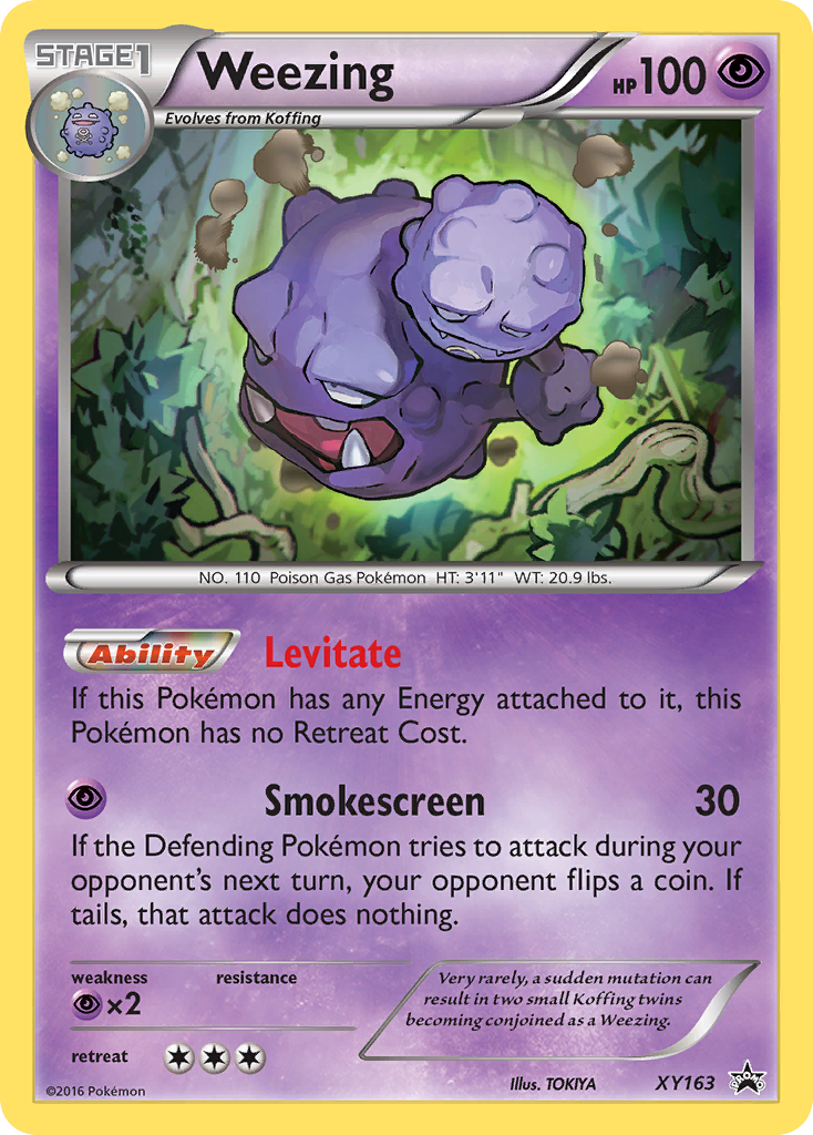 XY Promo Weezing #163