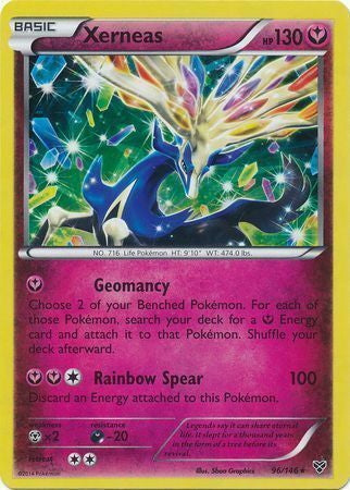 XY Xerneas #96/146 Cracked Ice Holo